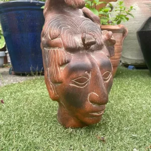 Mayan King Pacal Astronaut Sculpture