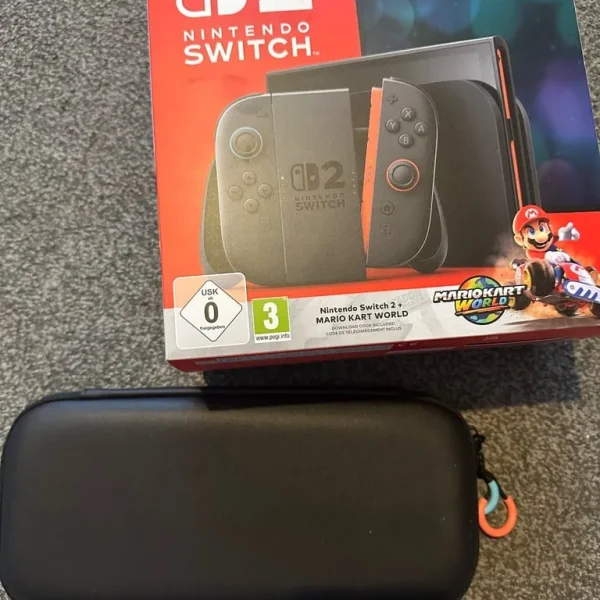 Nintendo Switch 2 console with games
