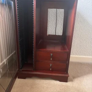 Wood/Glass Music Cupboard - Image 2