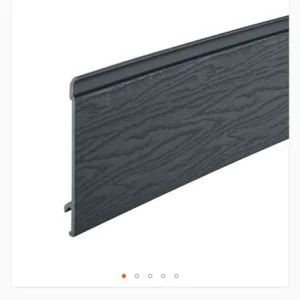 Anthracite grey Eurocell Coastline cladding boards and trim