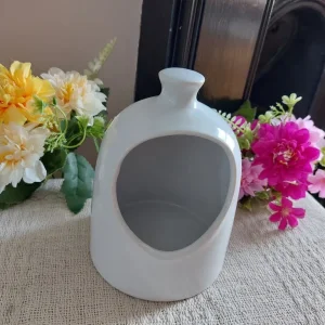 Dunelm White Stoneware Salt Pig