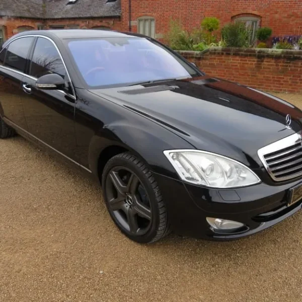 Mercedes S550 W221 2007 LWB – 33k Miles, 2 Owners, Obsidian Black, Leather Interior