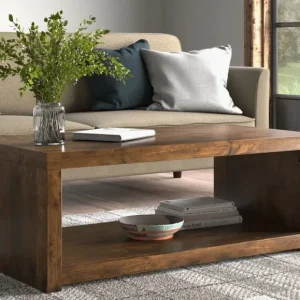 ☕ Pisani Trestle Coffee Table with Storage