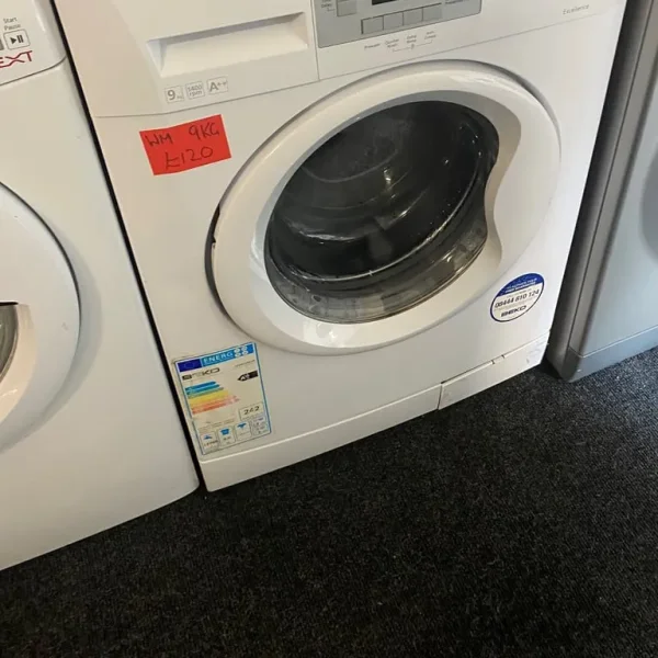 white beko 9kg washing machine
