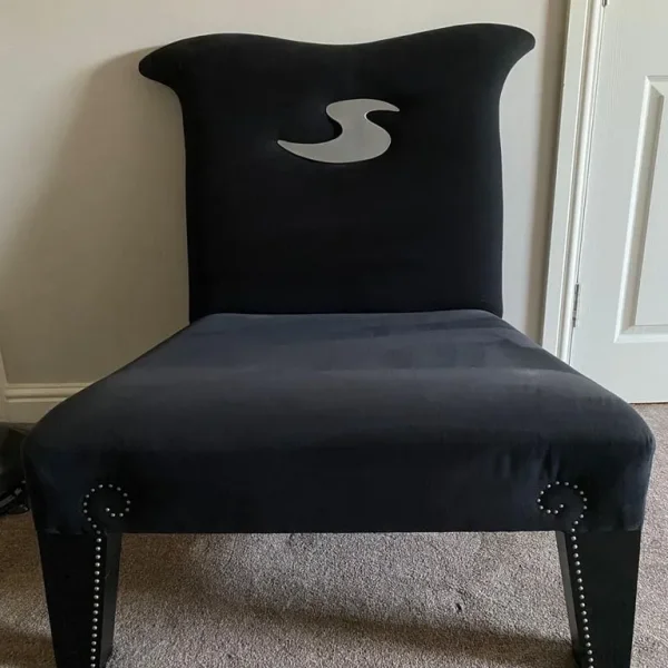 Statement Black Occasional Chair