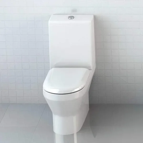 Britton Bathrooms Curve S30 Close Coupled Back to Wall Toilet
