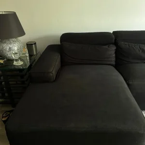 2 x large black modular sofas by Living Interiors - Image 2