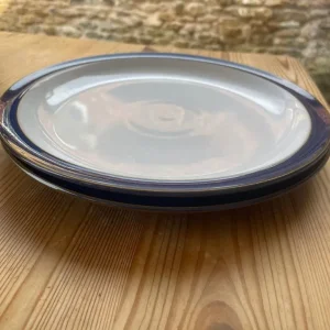 Denby Imperial Blue dinner plates x 2 - Image 2