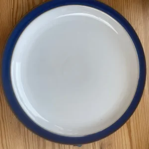 Denby Imperial Blue dinner plates x 2