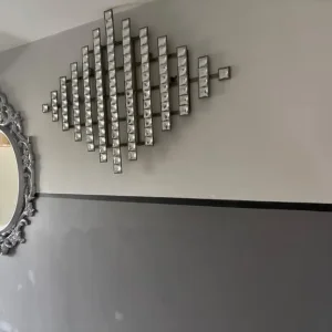 Mirror artwork and ornate mirror