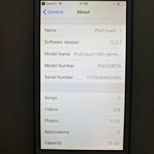 iPod touch 6th gen 16gb