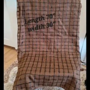 Brown scarf for hijab, dupatta, or stole