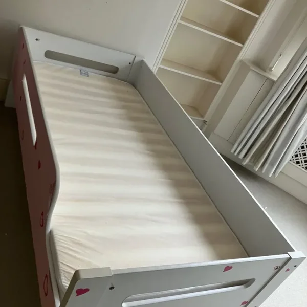 Kids single bed and mattress