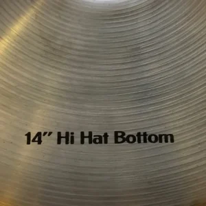 Cymbal’s Pearl vintage hi hat 14” top and bottom - Image 5