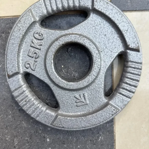 2.5kg weight plates cast iron