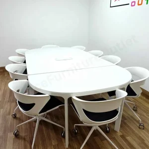 IKEA Bekant Meeting Table with 10 Kicca Office Chairs - Image 2