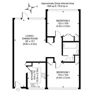 Two Double Bedroom Ground Floor Flat - Image 7