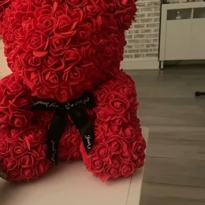 Rose heart teddy bear - Image 2