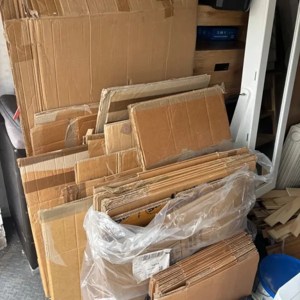Approx 60 moving boxes, some new, some used