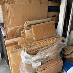 Approx 60 moving boxes, some new, some used