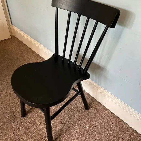 Black Wooden Dining Chair