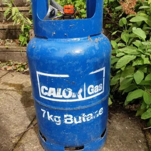 Empty 7kg Calor Gas butane bottle