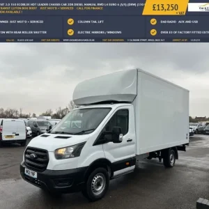 2021 Ford Transit 2.0 EcoBlue HDT Leader Chassis Cab 2DR Diesel Manual - Image 5