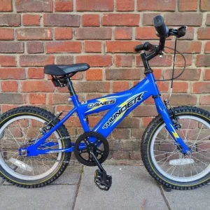 16" Dawes Thunder Steel Kids Bike – Blue, Age 5-7 - Image 2