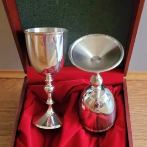 Royal Selangor Pewter Chalice and Goblet - Image 2
