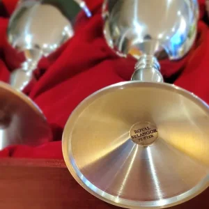 Royal Selangor Pewter Chalice and Goblet - Image 3