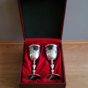Royal Selangor Pewter Chalice and Goblet - Image 5