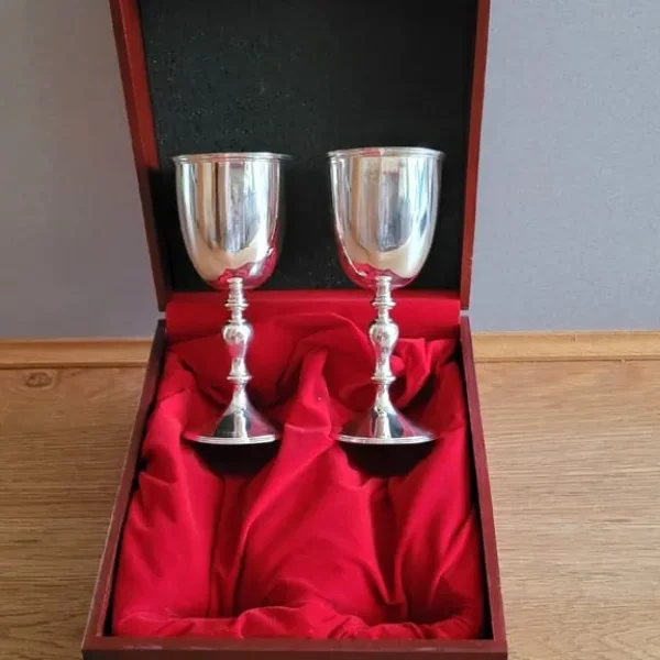 Royal Selangor Pewter Chalice and Goblet