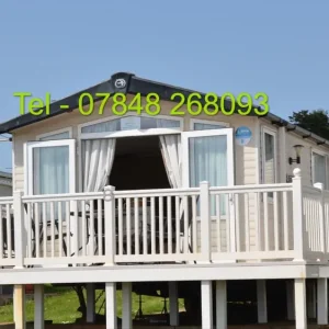 Two Bedroom Pet-Free Caravan with Veranda at Haven Cliffs Holiday Park - Image 5