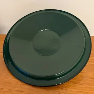 Vintage Enamel Bread Bin, Green - Image 4
