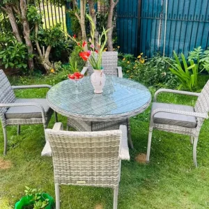 Rattan Direct Dining Set like New - Image 8