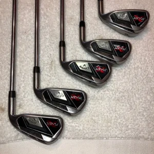 Callaway Razr X Irons 4-5-6-8 PW Uniflex Steel Shaft - Image 6