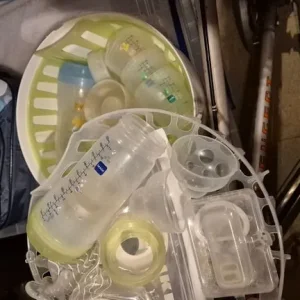 MAM microwave steam steriliser + baby bottle set - Image 2