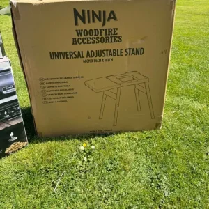 Ninja Woodfire Pro XL Electric BBQ Grill and Stand with Cover - Image 2