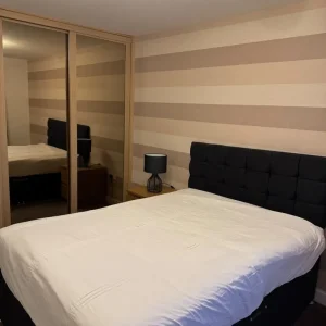 Double bedroom with built-in wardrobes