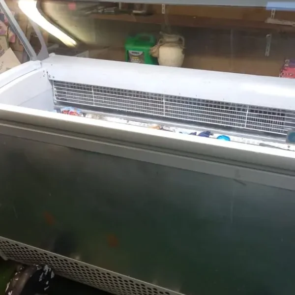 ICE CREAM DISPLAY UNIT WITH TRAYS