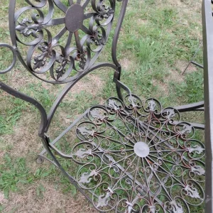 Large garden table with 3 +1 chairs - Image 4