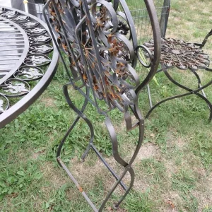 Large garden table with 3 +1 chairs - Image 8