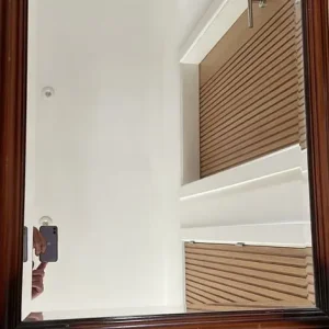 Large mahogany frame mirror