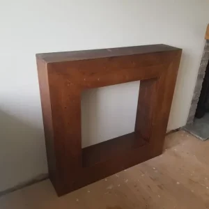 Pine fireplace surround and feature cabinet - Image 3
