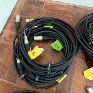 XLR to 1/4" and phono cables - Image 2