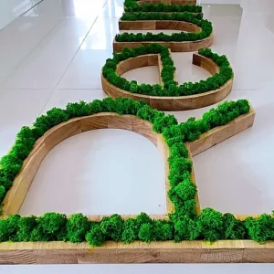 Oak Letter Logo with Moss - Image 5