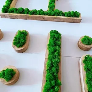 Oak Letter Logo with Moss - Image 7