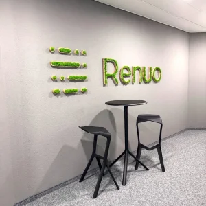 Oak Letter Logo with Moss