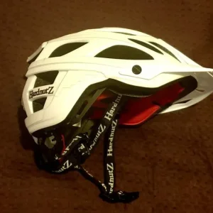 White Medium Bike Helmet - Image 2