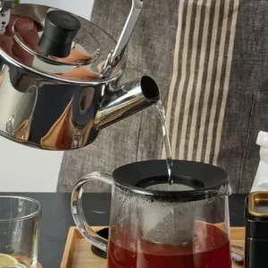 Glass teapot - Image 3